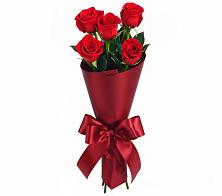 Букет 5 Красных роз Эдлесс Лав в Семено-Александровке