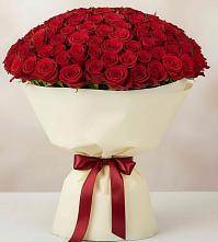 Букет 101 Красная роза Милано в Семено-Александровке