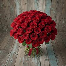 Букет 55 Красных роз Фридом #REPLACE_PRED# Семено-Александровке
