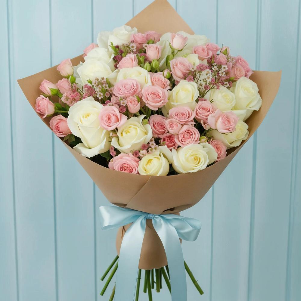 Букет цветов из: Розы в Семено-Александровке