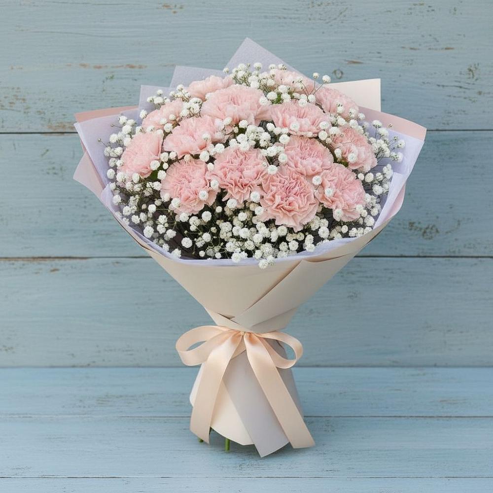 Букет цветов из: Гвоздики в Семено-Александровке