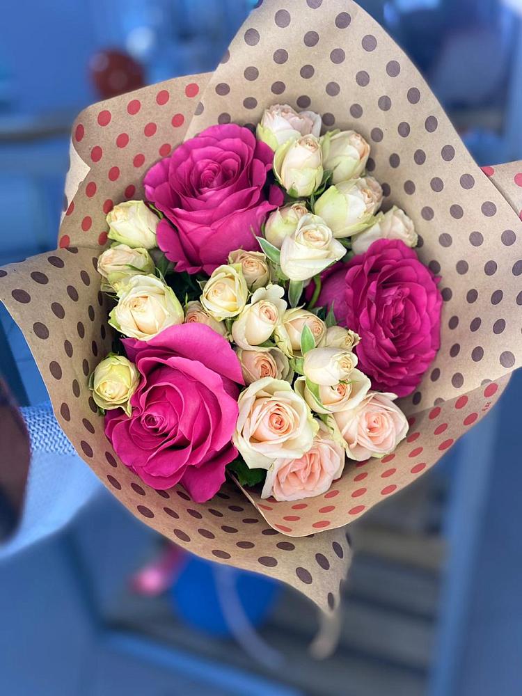 Букет цветов из: Розы в Семено-Александровке