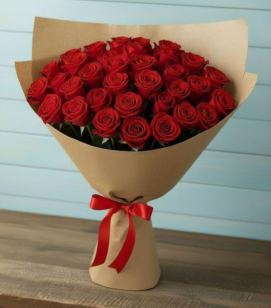 Букет Красные розы Милано в Семено-Александровке