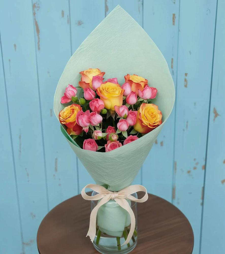 Букет цветов из: Розы в Семено-Александровке