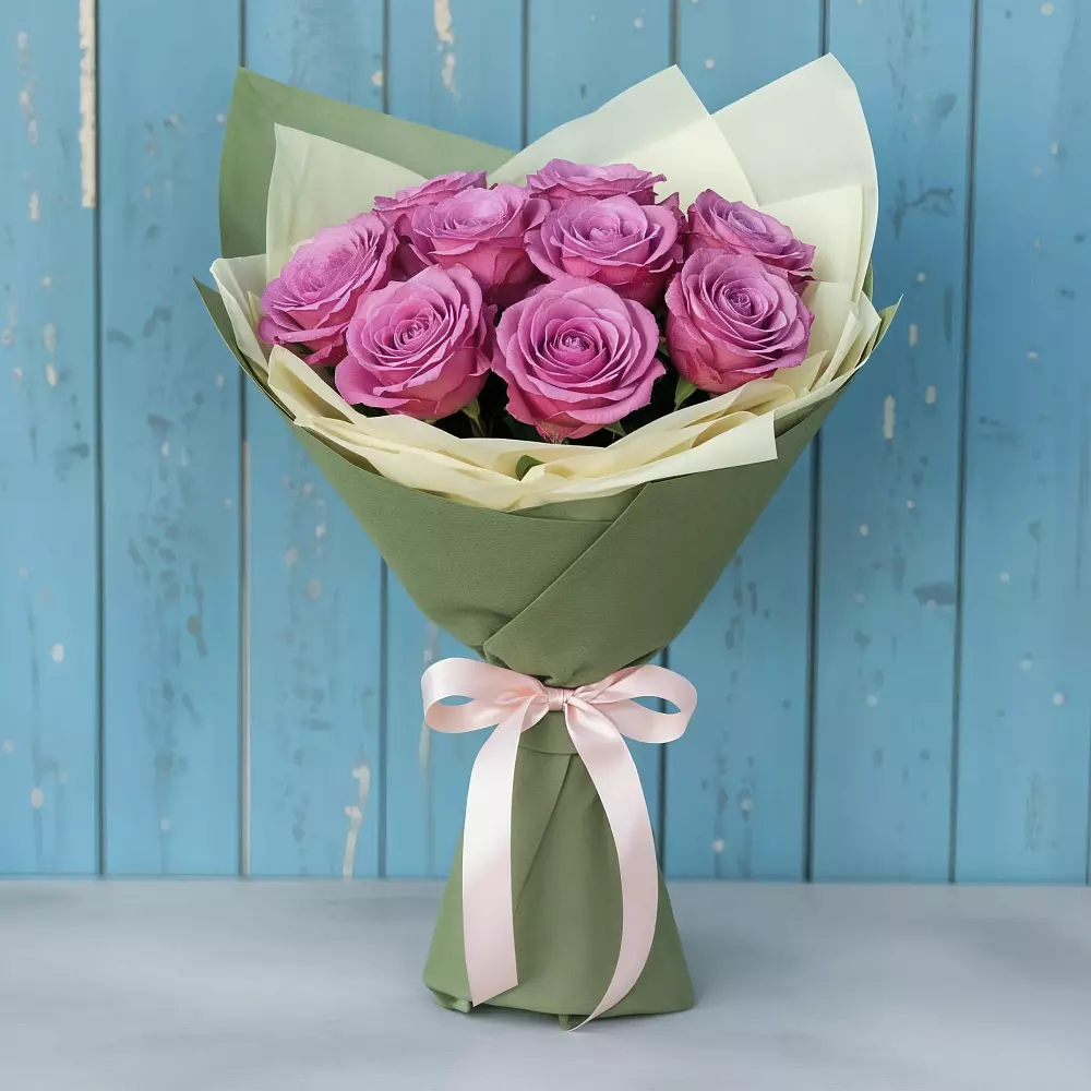 Букет Розы Фёрст Леди в Семено-Александровке