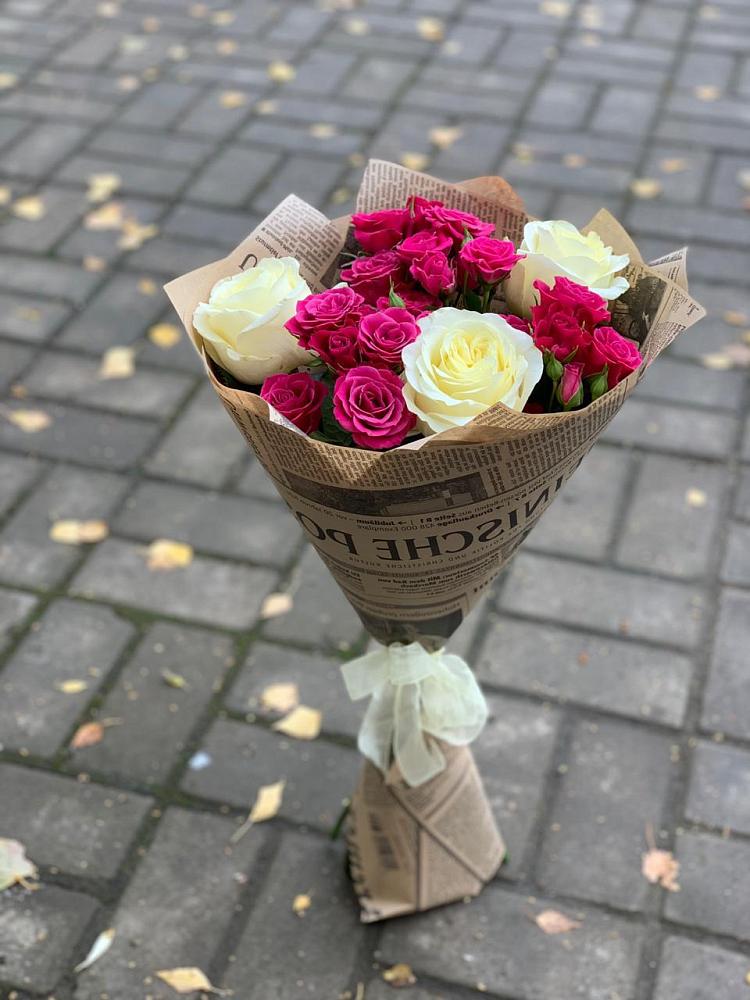 Букет цветов из: Розы в Семено-Александровке