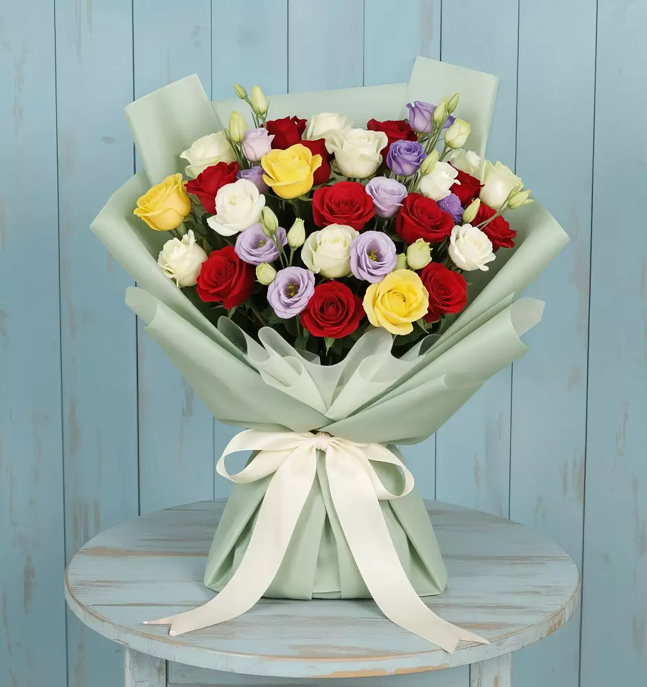 Букет цветов из: Розы в Семено-Александровке