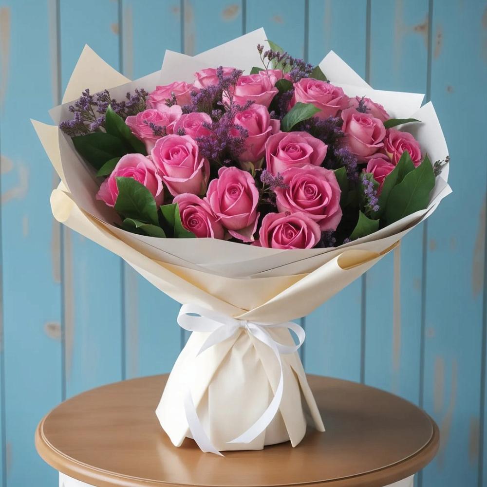 Букет цветов из: Розы в Семено-Александровке