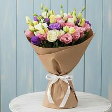Букет цветов из:  Лизиантусы в Семено-Александровке