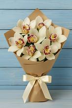 Букет цветов из:  Орхидеи и Розы в Семено-Александровке